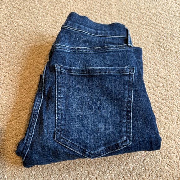 Agolde Sophie High Rise Skinny Crop Stretch in Honor Dark Wash Size 25 #A018-835 - Picture 7 of 15